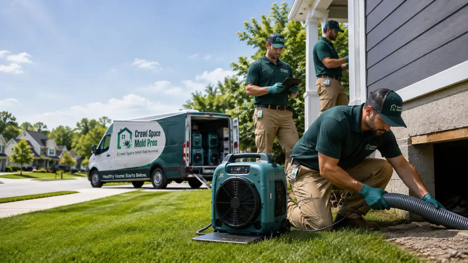 Crawl Space Mold Removal in Conconully, WA